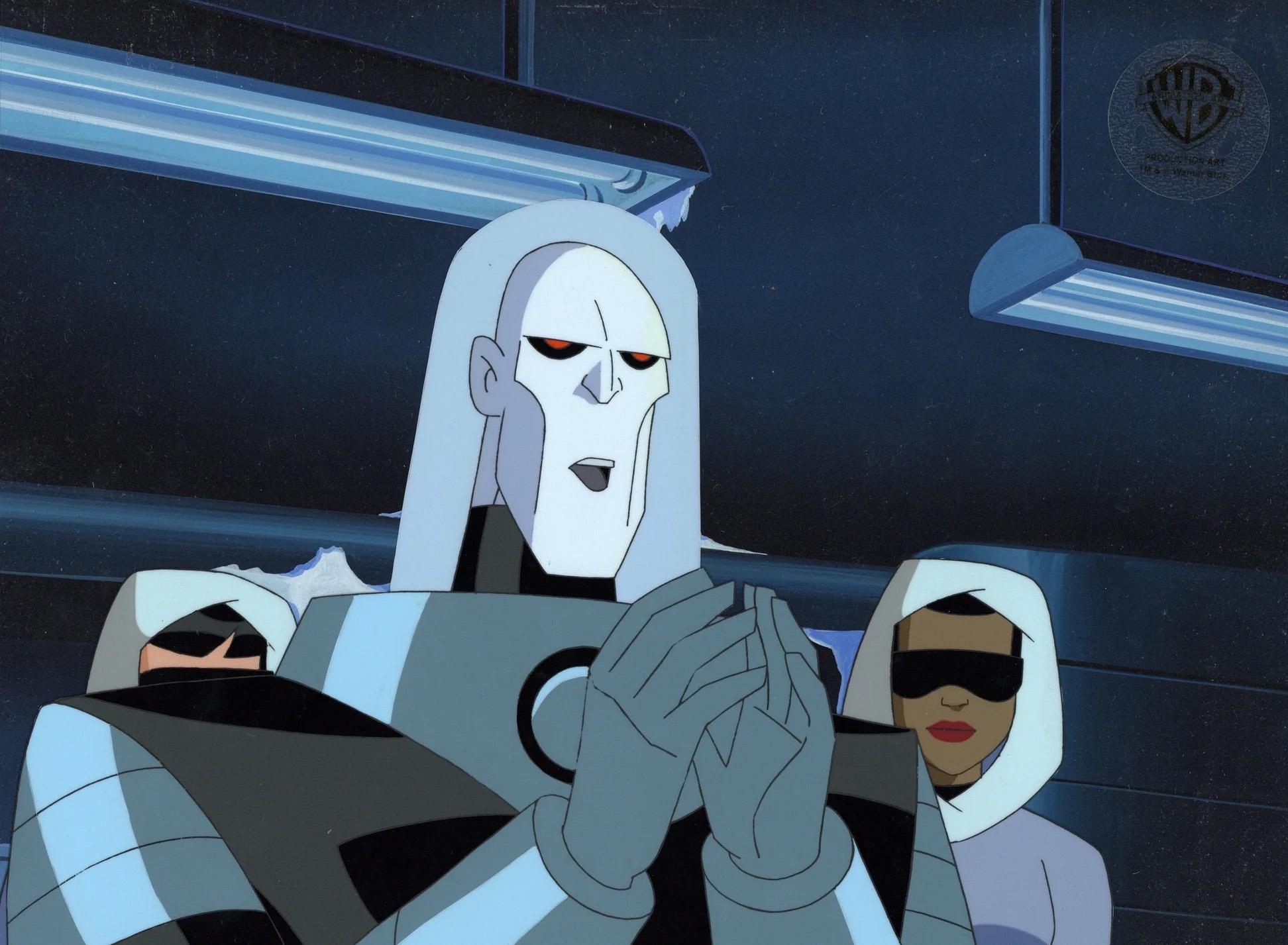 The New Batman Adventures Original Production Cel on Original Background: Freeze - Art by DC Comics Studio Artists