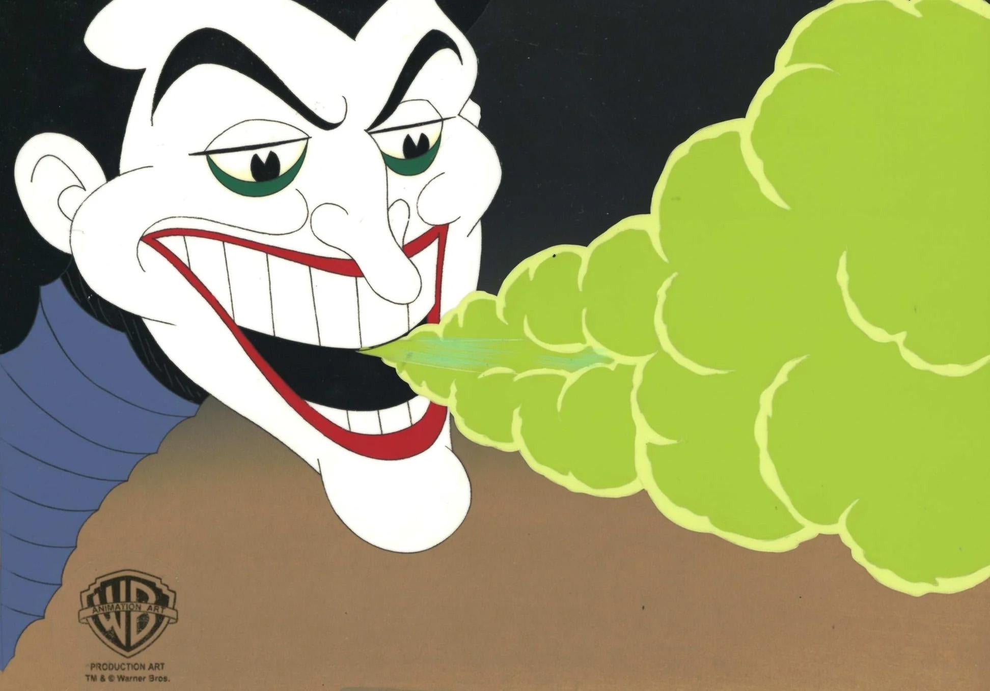 The New Batman Adventures Original Production Cel on Original Background: Joker - Art by DC Comics Studio Artists