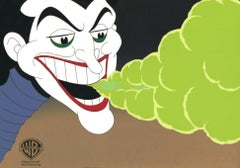 Vintage The New Batman Adventures Original Production Cel on Original Background: Joker
