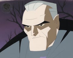 Batman Beyond Original Production Cel on Original Background: Bruce Wayne