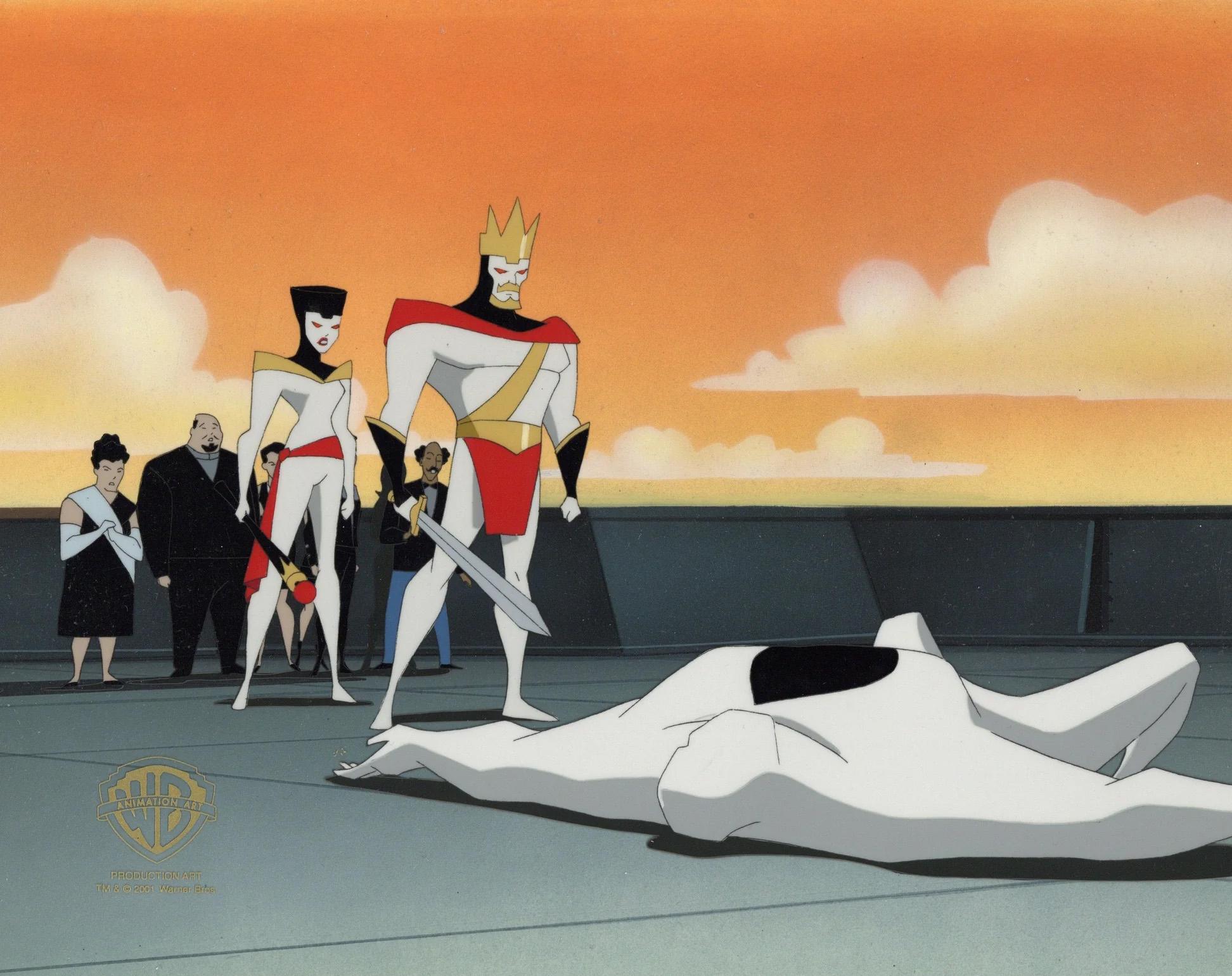 Batman Beyond Original Production Cel auf Original-grund: Royal Flush Gang – Art von DC Comics Studio Artists