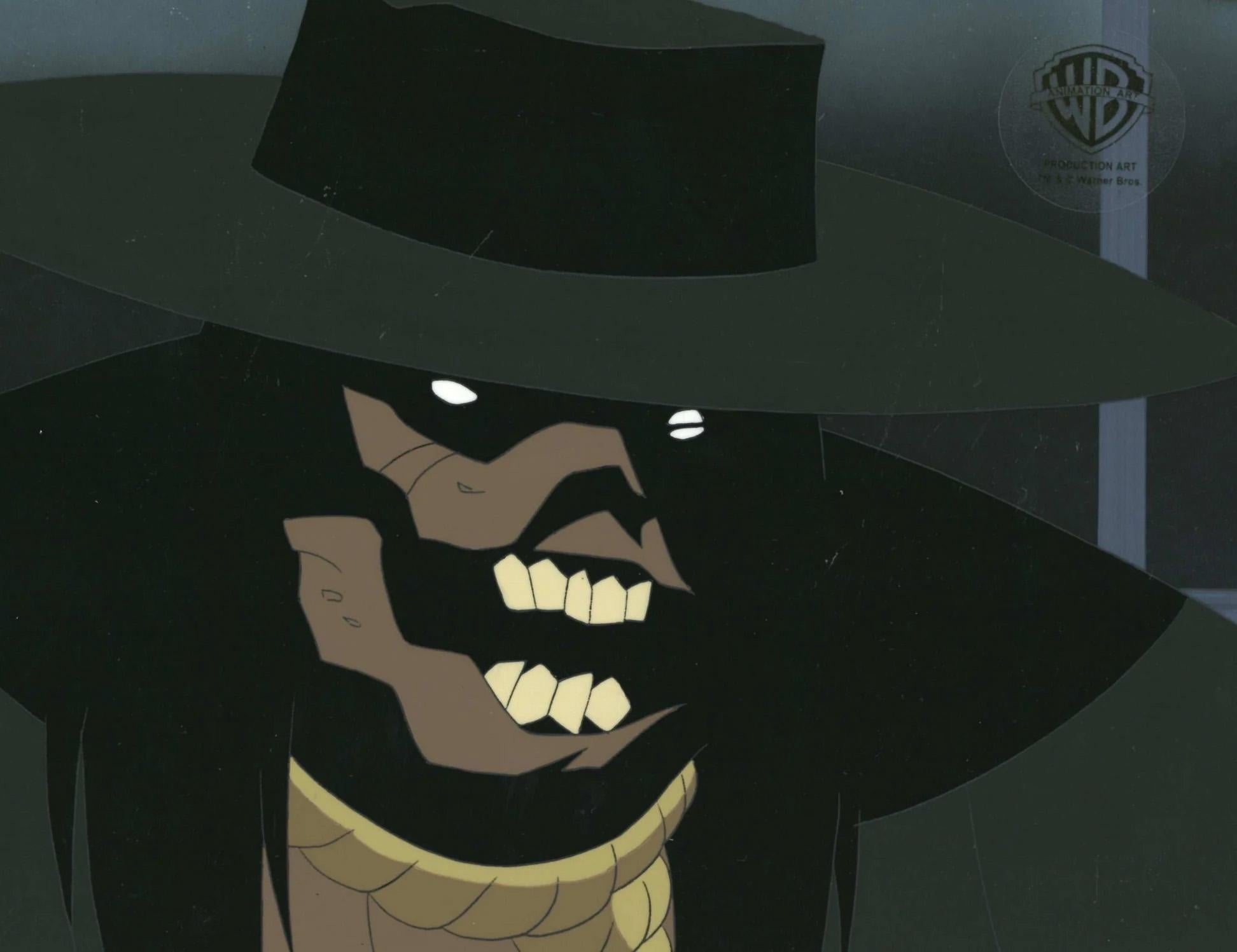 The New Batman Adventures Original Production Cel and Background: Scarecrow - Art by DC Comics Studio Artists