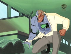 Retro Superman the Animated Series Original Production Cel and Background: Metallo