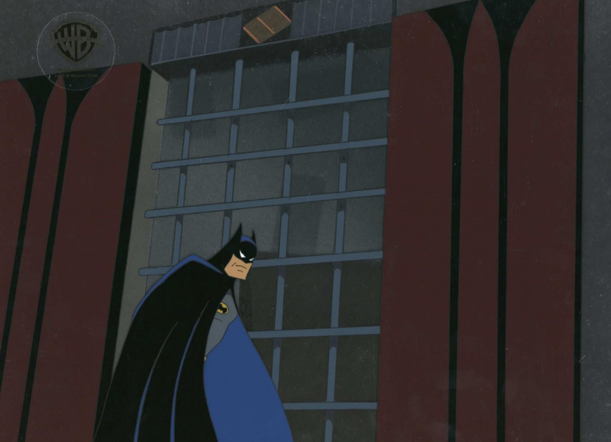 Batman The Animated Series Original Cel On Original Hintergrund: Batman – Art von DC Comics Studio Artists