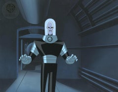Vintage The New Batman Adventures Original Cel and Background w/ Drawing: Mr. Freeze