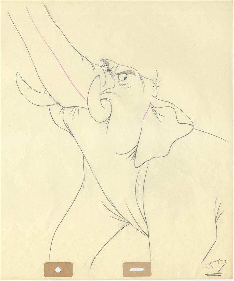 Howard Lowery Online Auction: <B>Buy-It-Now</B> Disney JIMINY CRICKET  Animation Cel + Drawing for TV, Signed PRESTON BLAIR, 1970s