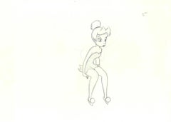 Disegno originale della produzione di Peter Pan: Campanellino