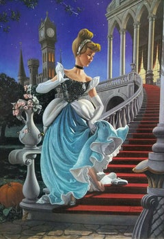 Cinderella Giclee auf Leinwand, limitierte Auflage: #35 von 300 Stück