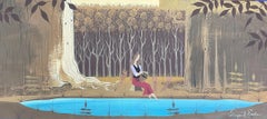 Sleeping Beauty Original Concept Painting: Briar Rose