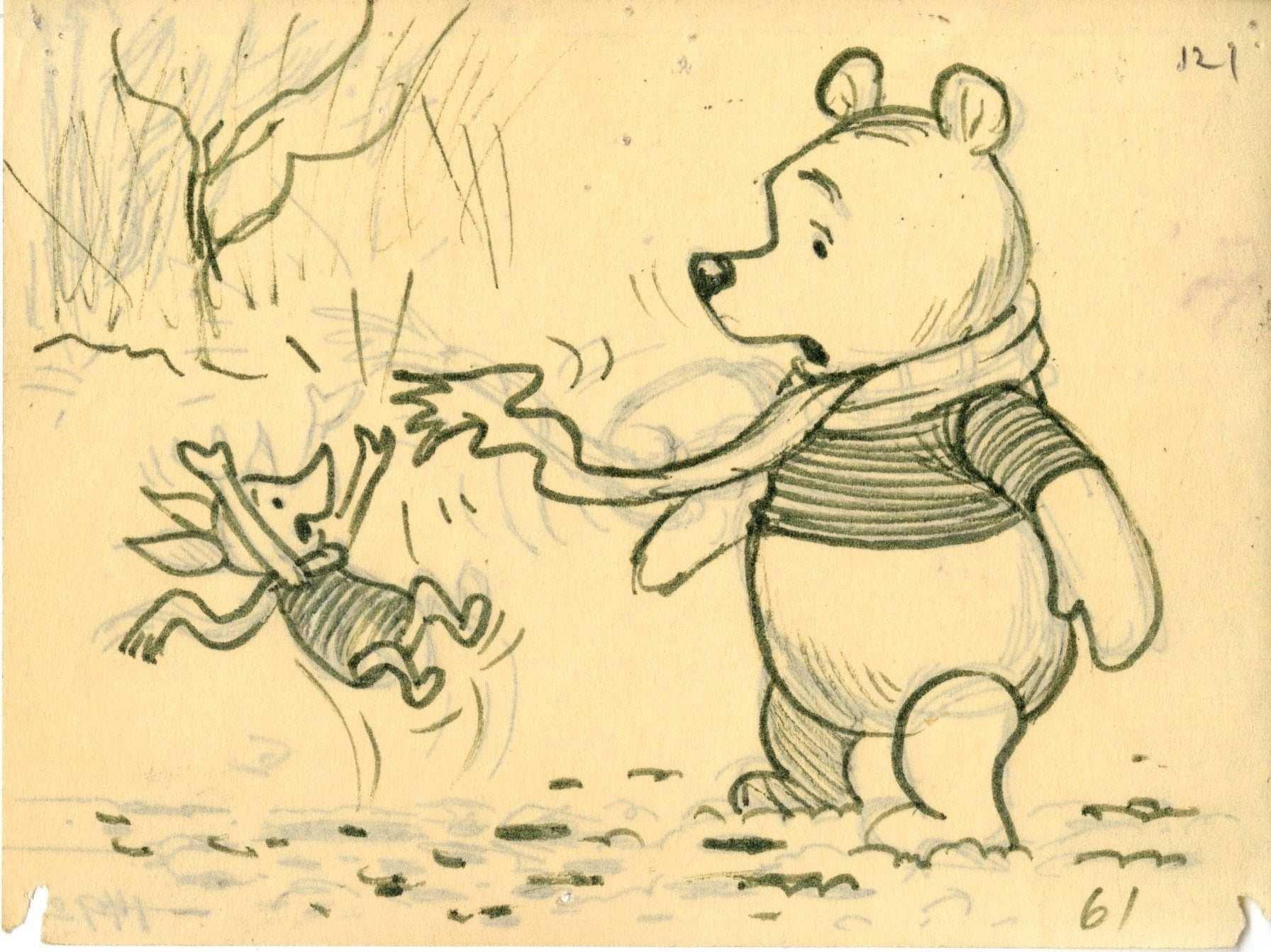 winnie the pooh original drawings
