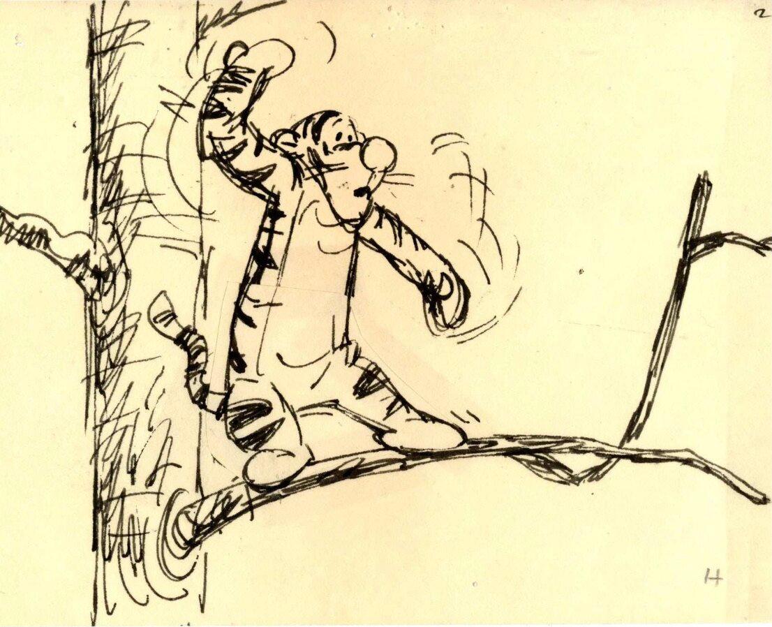 Winnie the Pooh and Tigger Too, Carnet d'histoire d'origine : Tigger, Christopher, Pooh - Pop Art Art par Walt Disney Studio Artists