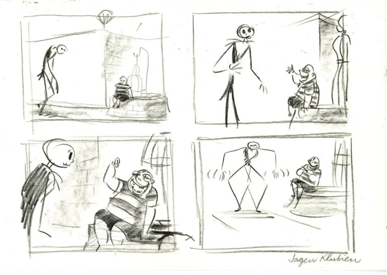 Klubien The Nightmare Before Christmas Storyboard Jack