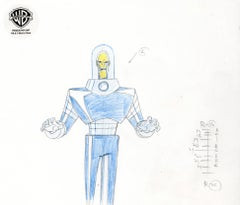 The New Batman Adventures - Cel and Background w/ Drawing: Mr. Freeze