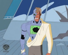 Superman the Animated Series Original Production Cel and Background: Metallo