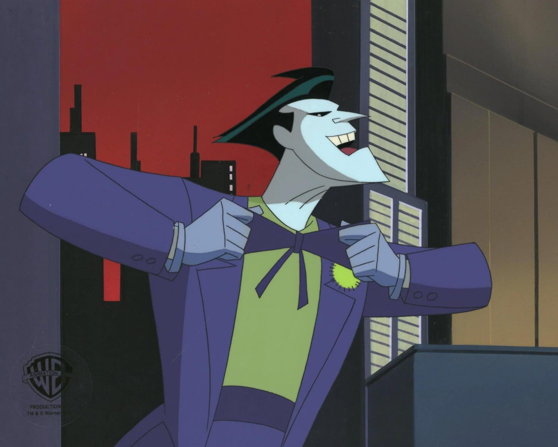 Original Cel und Hintergrund: Joker, The New Batman Adventures – Art von DC Comics Studio Artists