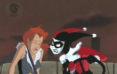 Vintage Batman Animated Series Original Cel and Background: Harley, Veronica Vreeland