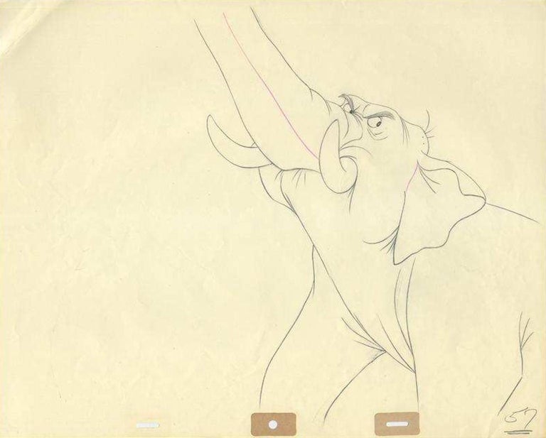 Howard Lowery Online Auction: <B>Buy-It-Now</B> Disney JIMINY CRICKET  Animation Cel + Drawing for TV, Signed PRESTON BLAIR, 1970s
