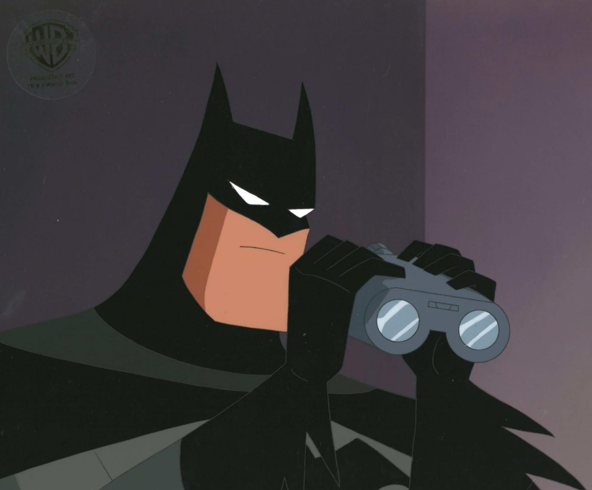 The New Batman Adventures Original Production Cel on Original Background: Batman - Art by DC Comics Studio Artists