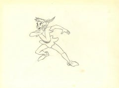 Vintage Peter Pan Original Production Drawing: Peter Pan
