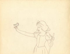 Blanche-Neige : dessin de production d'origine