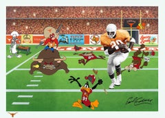 The Unstoppable: Limited Edition Cel signed by Earl Campbell