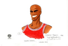 Space Jam Original Production Drawing: Michael Jordan