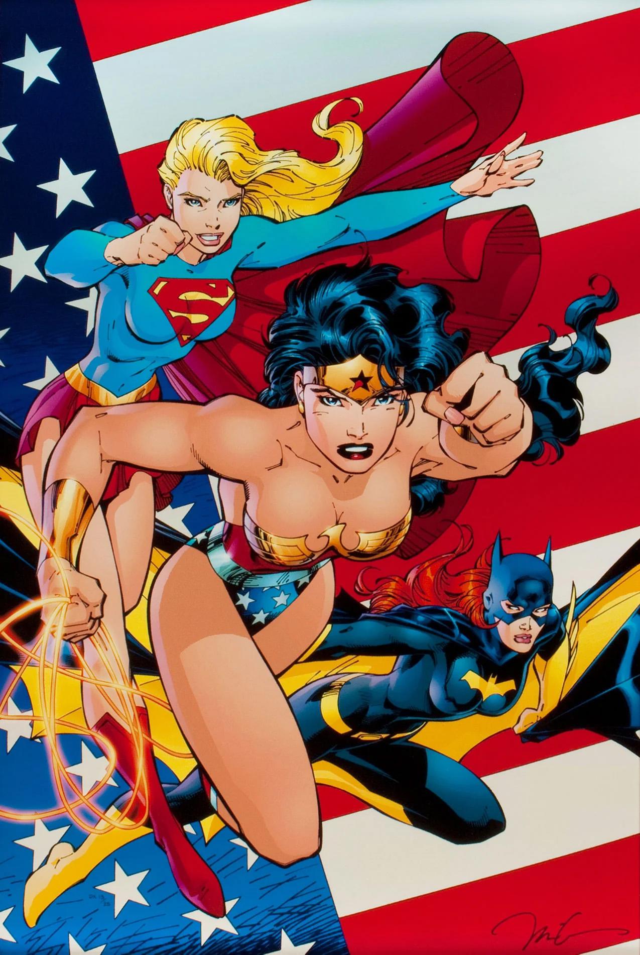Heroines of the DC Universe signé par Jim Lee, édition limitée à 25 exemplaires