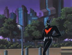 Batman Beyond Original Production Cel on Original Background: Batman