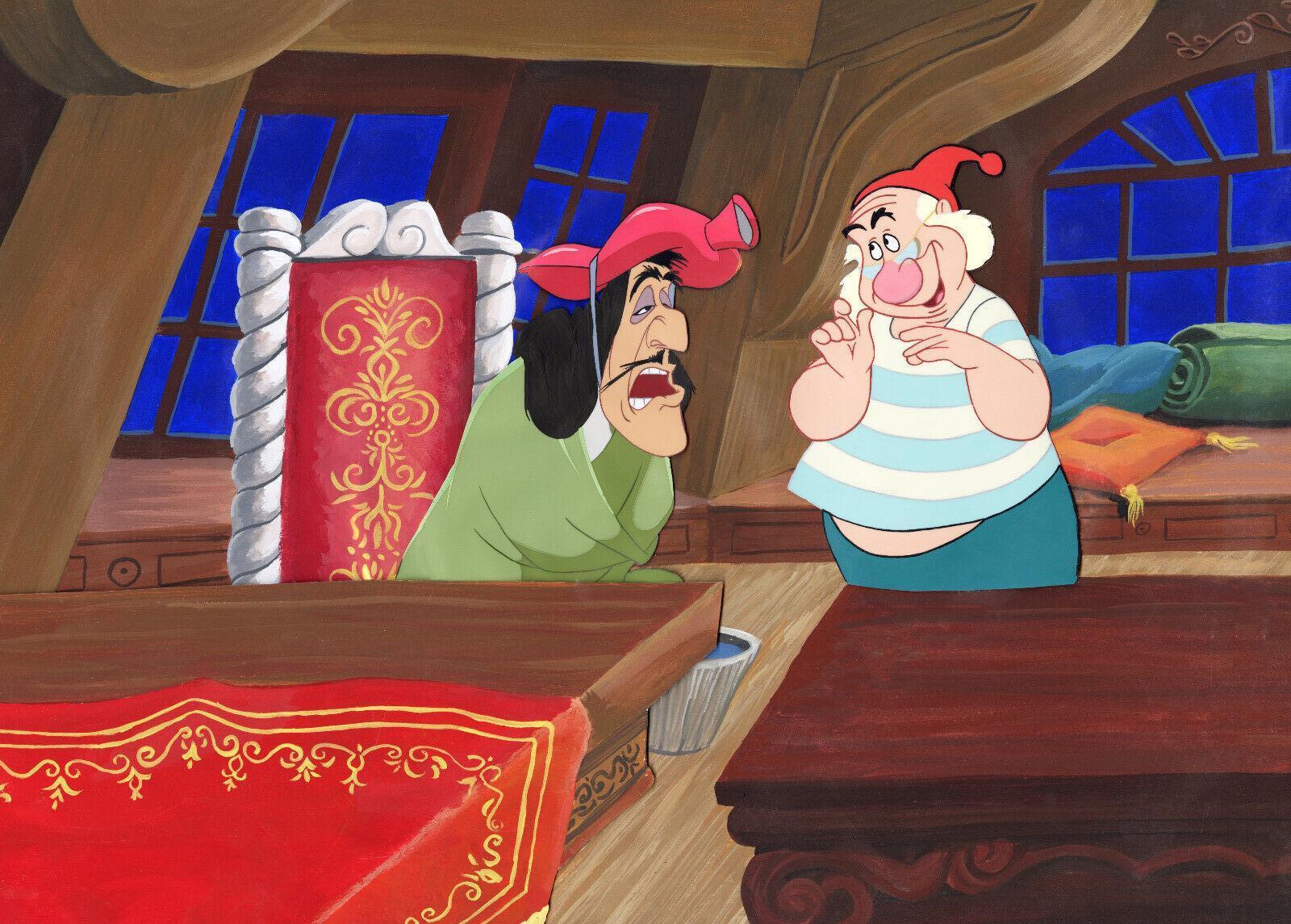 Peter Pan Original Production Cel: Hook and Smee - Art by Walt Disney Studio Artists