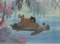 The Jungle Book Original Limited Edition Cel: Mowgli and Baloo