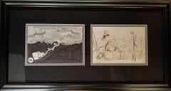 The Nightmare Before Christmas Storyboard: Jack In Sleigh, Jack with Santa