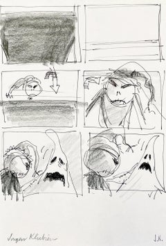 The Nightmare Before Christmas, Original Storyboard: Jack Skellington and Oogie