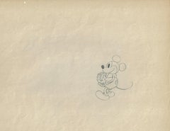 Vintage Mickey Mickey Mouse Original Drawing: The Whopee Party, 1932