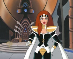 Superman Serie Animada Cel Original y Fondo: Máxima