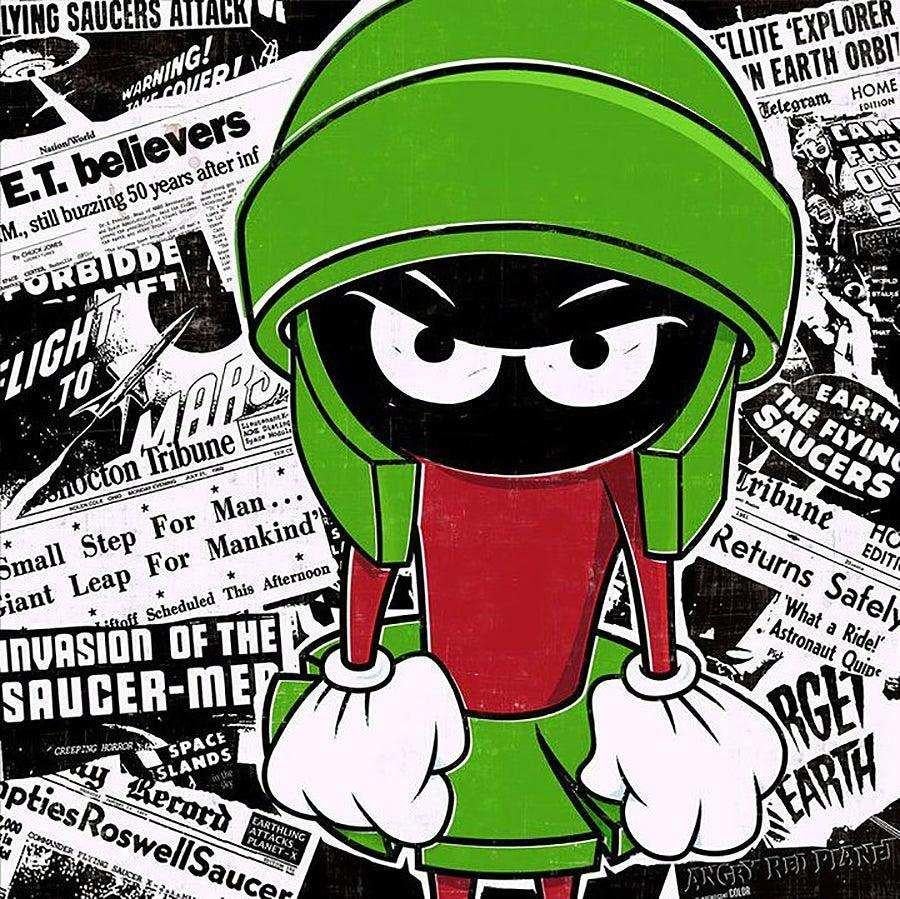 Vivo de Marvin firmado por Michael Cole - Art de Michael Coleman