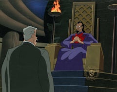 Batman The Animated Series Original Cel and Background: Nostromos, Ethan Clark