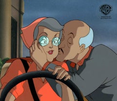 Batman The Animated Series - Cel and Background d'origine : Alfred, Maggie Page