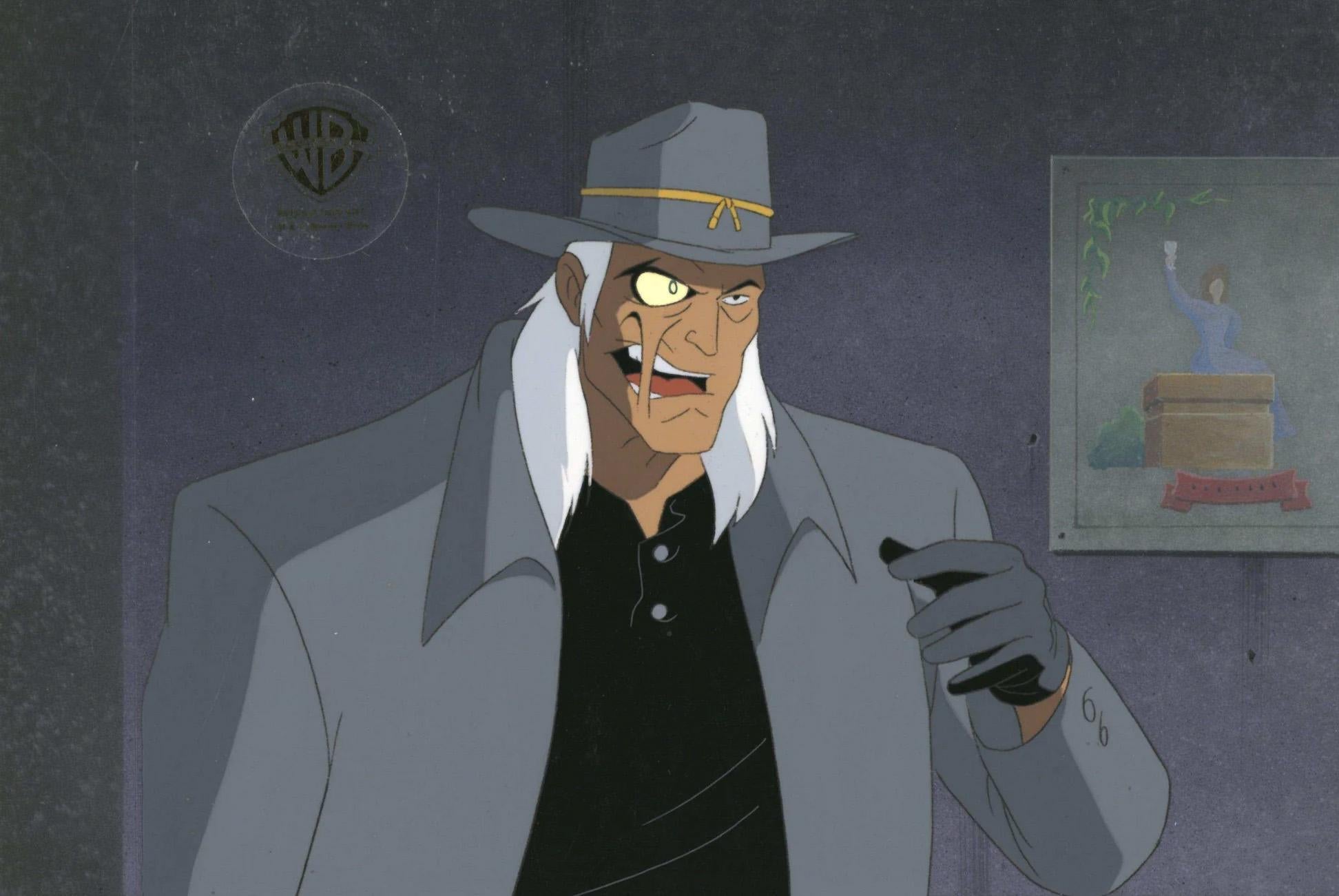 Batman The Animated Series Original Cel on Original Background: Jonah Hex - Art by DC Comics Studio Artists