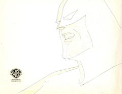 Batman la serie animada Cel original con dibujo a juego: Batman