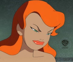 Batman The Animated Series Original Production Cel on Original Background: Ivy