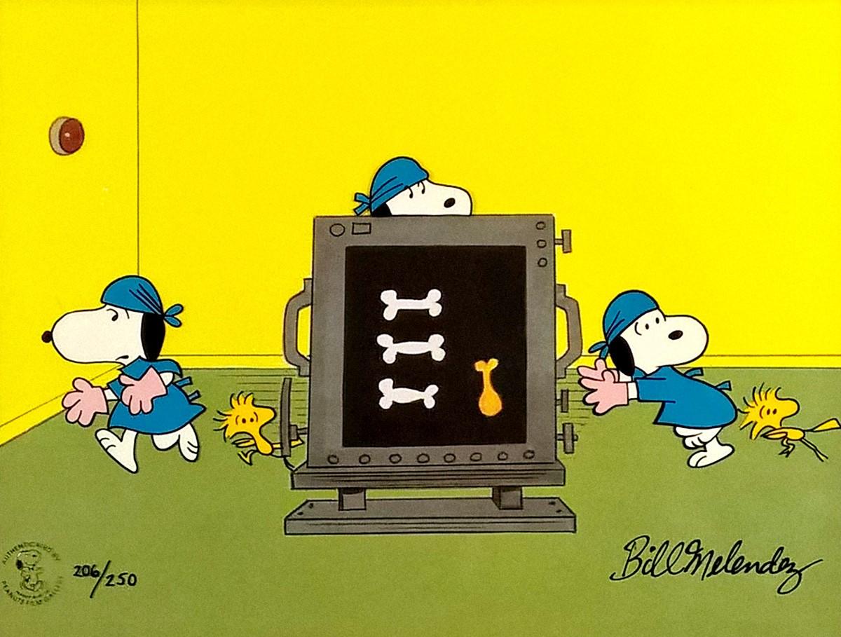Dr. Snoopy? firmato da Bill Melendez - Art di Peanuts Fine Artists