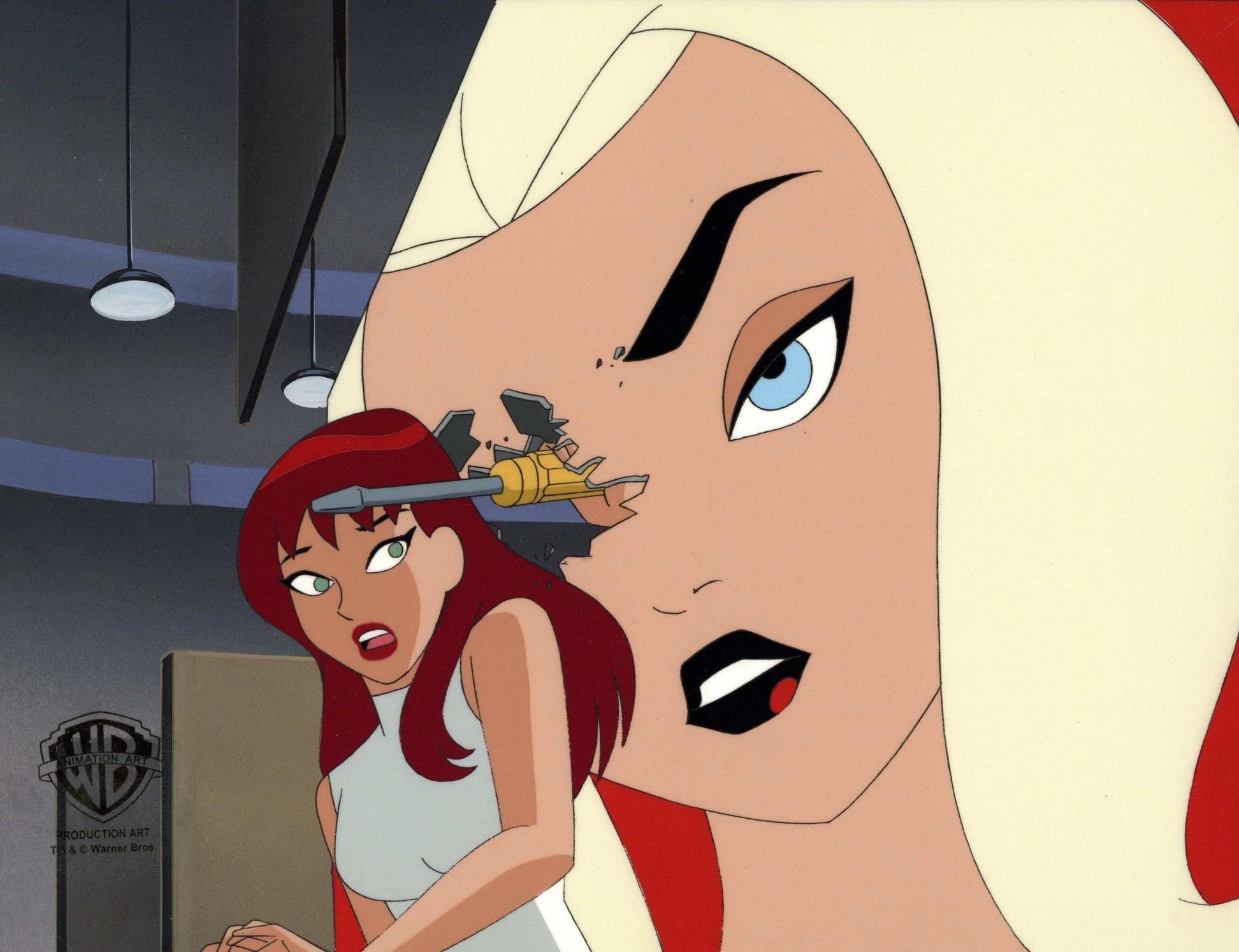 Superman der Animated Series Original Cel und Hintergrund: Lana Lang – Art von DC Comics Studio Artists