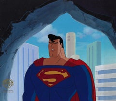 Superman The Animated Series Production Cel: Superman