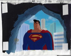 Superman The Animated Series Production Cel: Superman