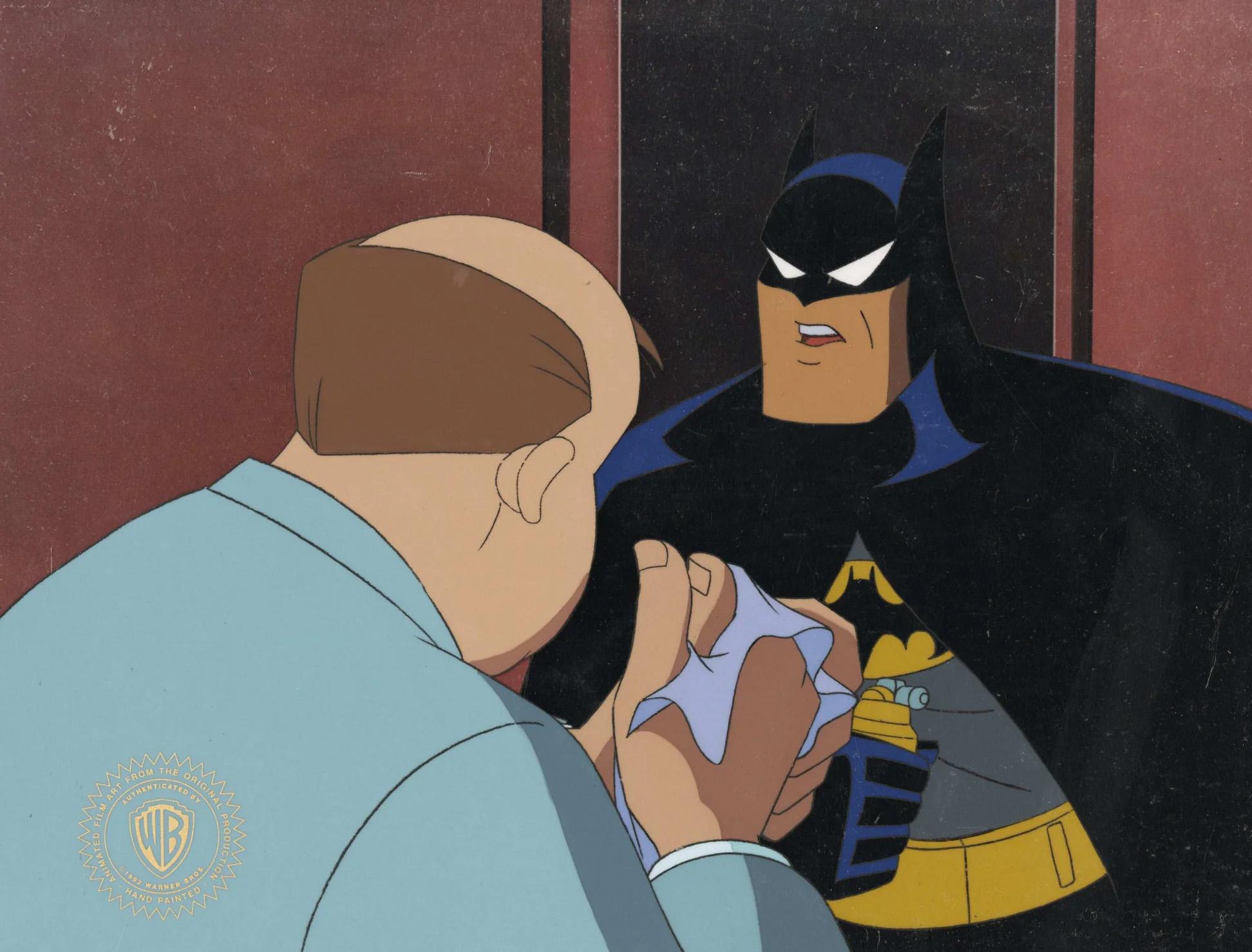 Batman The Animated Series Original Production Cel: Batman, Charlie Collins - Art by DC Comics Studio Artists