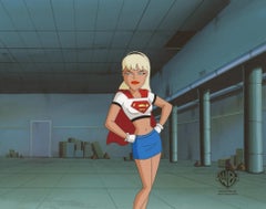 Retro Superman the Animated Series Original Production Cel: Supergirl