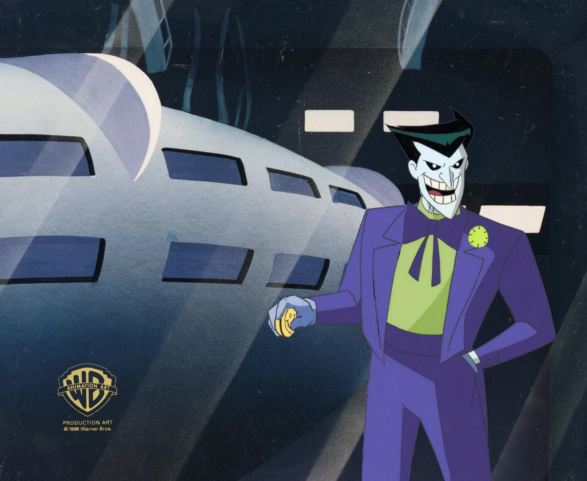 Superman the Animated Series Original Production Cel: Joker - Art by DC Comics Studio Artists