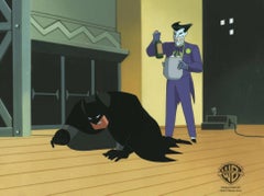 Vintage The New Batman Adventures Original Production Cel: Batman and Joker