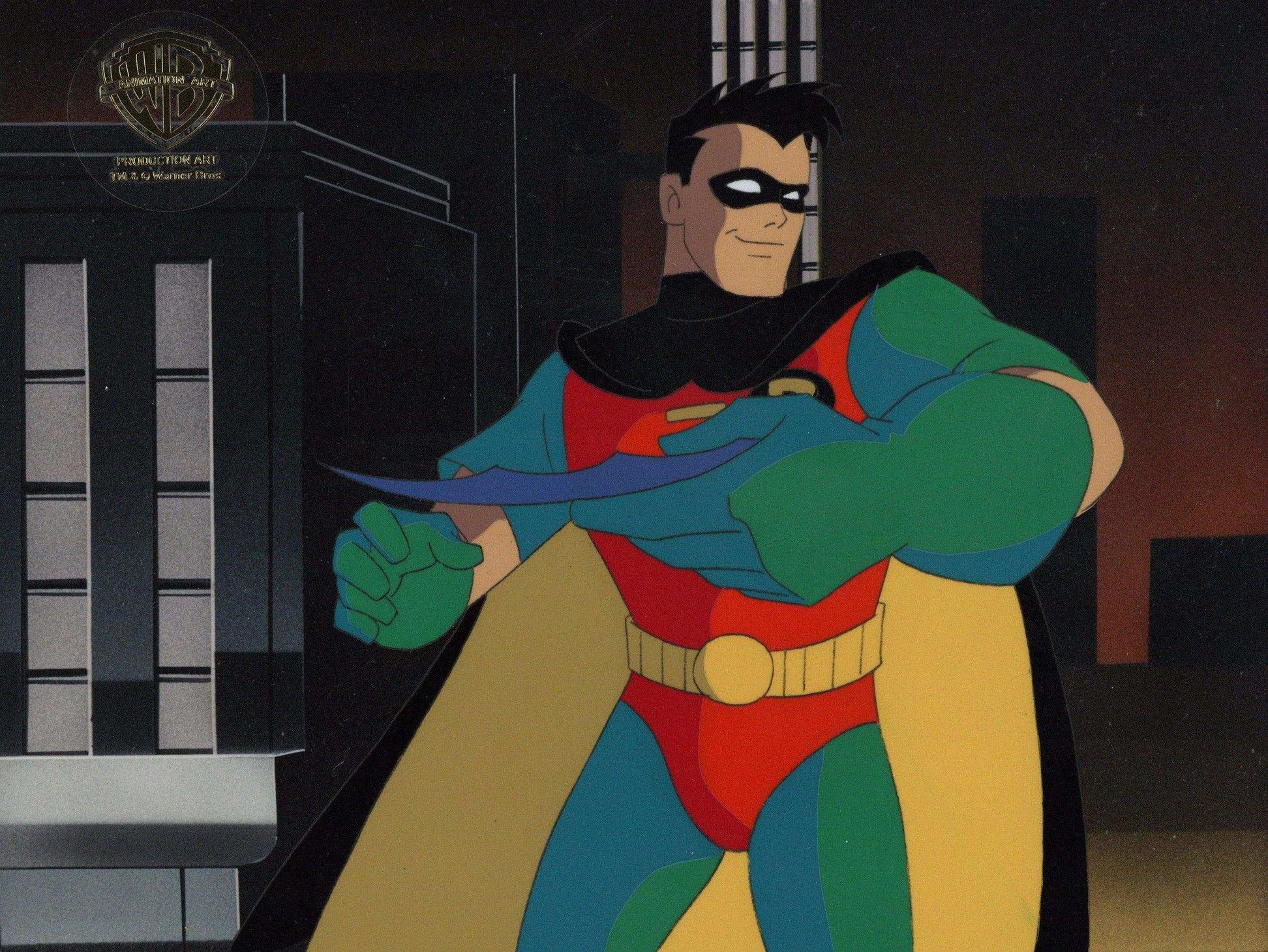 Batman The Animated Series Original Production Cel: Robin - Art by DC Comics Studio Artists