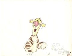 Winnie the Pooh Original Production Drawings: Tigger, Roo, Sis, and Tagalong